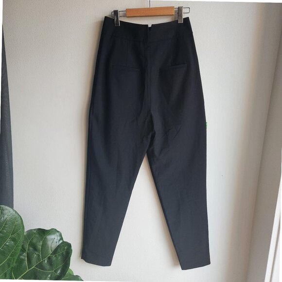 Sz6 Tibi Black Tropical Wool Blend Yasmeen Trousers - EUC - Picture 4 of 11